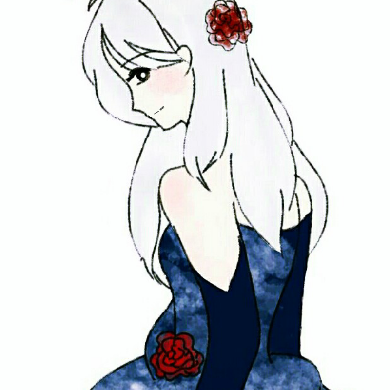 꽃이 머리 .. : 꽃이 머리 푼게 더 나은것같다... 스케치판 ,sketchpan