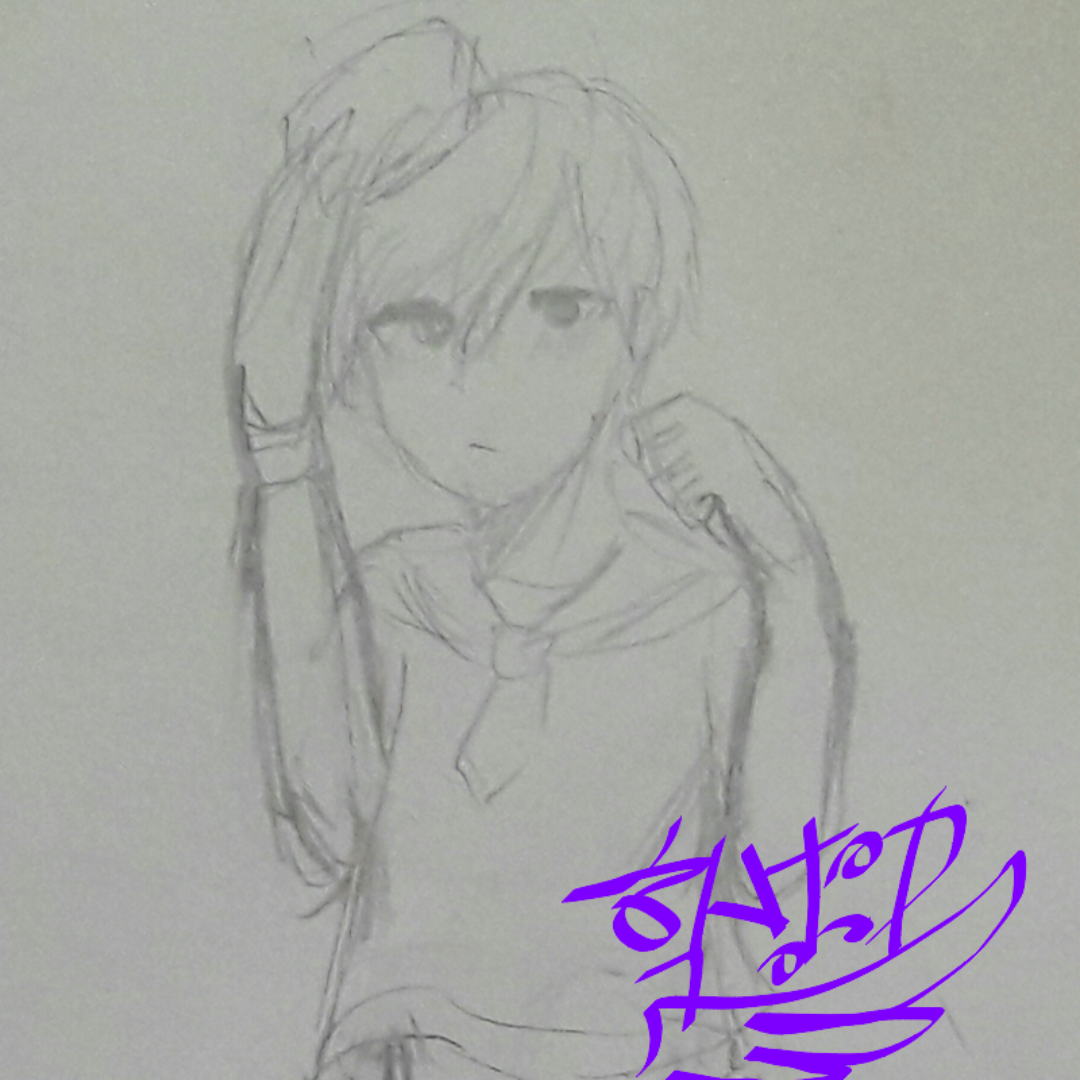 시험지낙서.. : 시험지낙서중 1개 오늘그린거☆ 스케치판 ,sketchpan