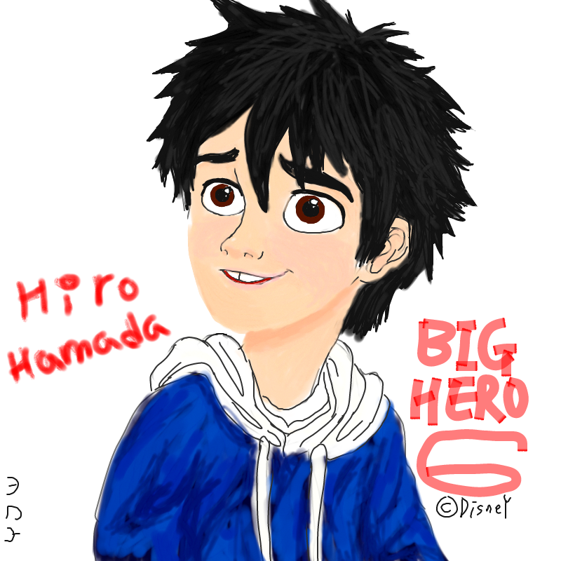 디즈니 빅.. : 디즈니 빅히어로6의 주인공 히로 하마다 스케치판 ,sketchpan
