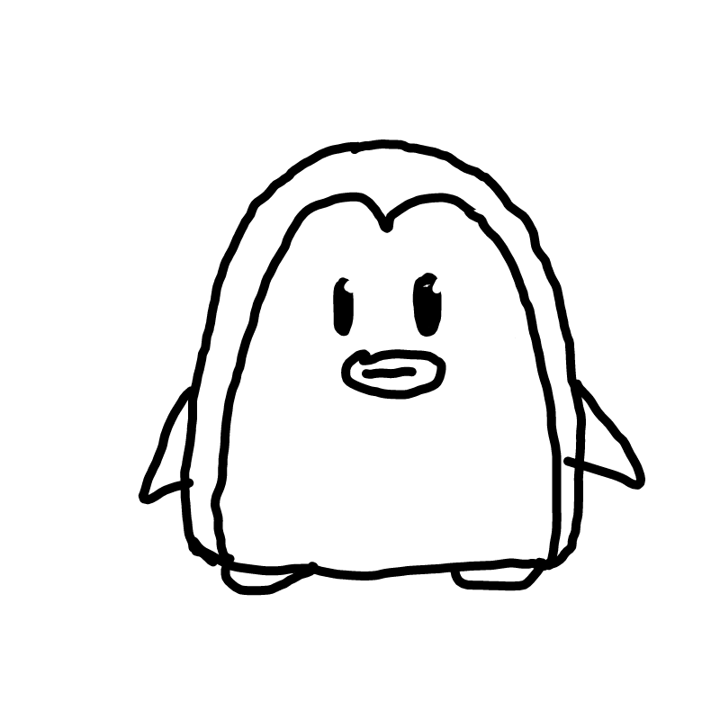 팽귄 : 팽귄 스케치판 ,sketchpan