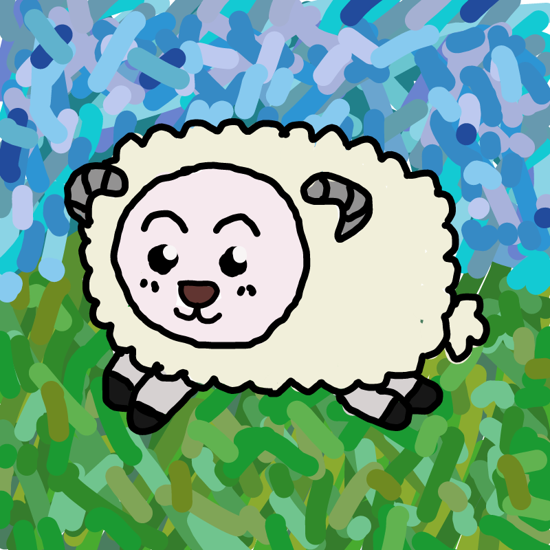 양 : 양 스케치판 ,sketchpan