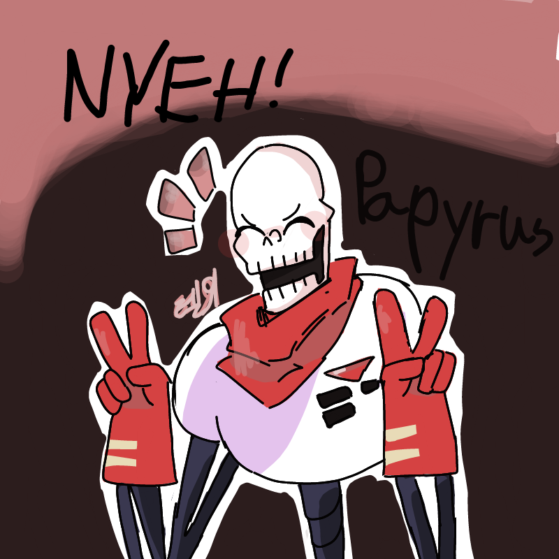 Papyrus : Papyrus 스케치판 ,sketchpan