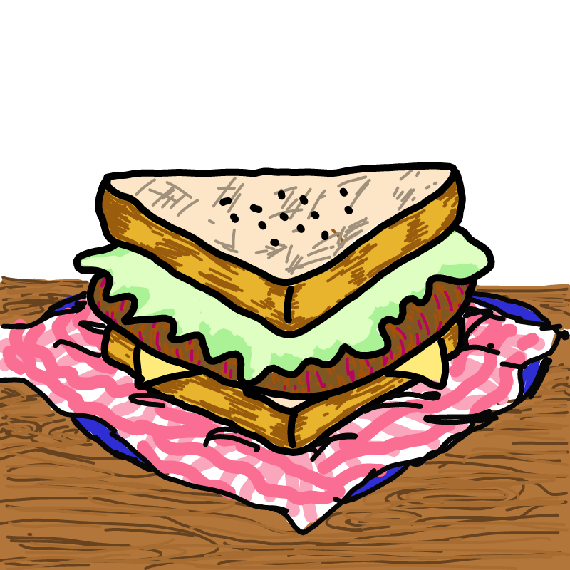 샌드위치 .. : 샌드위치 냠냠 스케치판 ,sketchpan