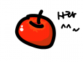 사과 : 이상한사과.. 스케치판 ,sketchpan