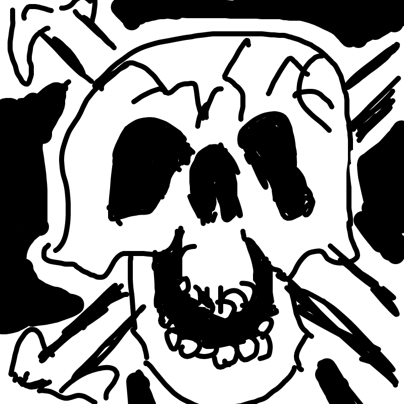 skull : skull 스케치판 ,sketchpan