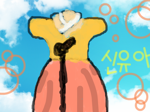 한복이요 헤헤 : 한복이요 ㅎㅎ 스케치판 ,sketchpan