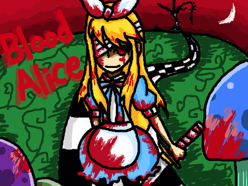Blood Alice : 사이코 엘리스 스케치판 ,sketchpan