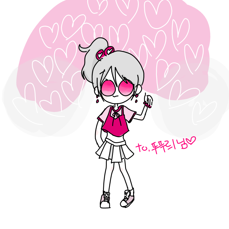 느...늦어.. : 느...늦어서죄송해오... (나래기)감사합니다!!♡ 스케치판 ,sketchpan