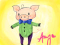 piggy : i think it's cute ;D lol 스케치판 ,sketchpan