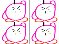 커비의1UP : 커비의1UP 스케치판 ,sketchpan