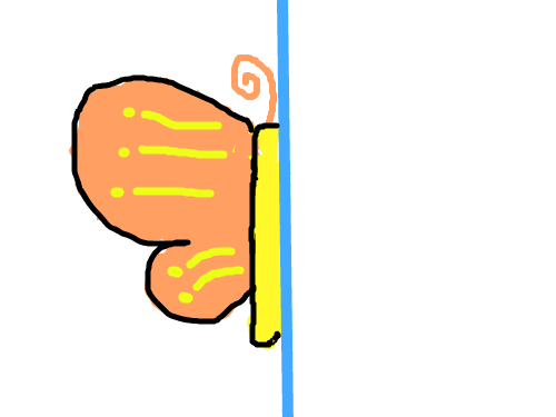 반나비 : 예쁜나비 스케치판 ,sketchpan