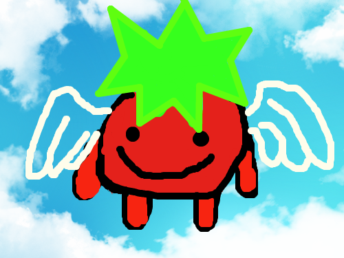 천사토마토 : 토마토가 죽어 천사가 됬습니다 스케치판 ,sketchpan