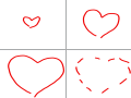 하트 : 하트 스케치판 ,sketchpan