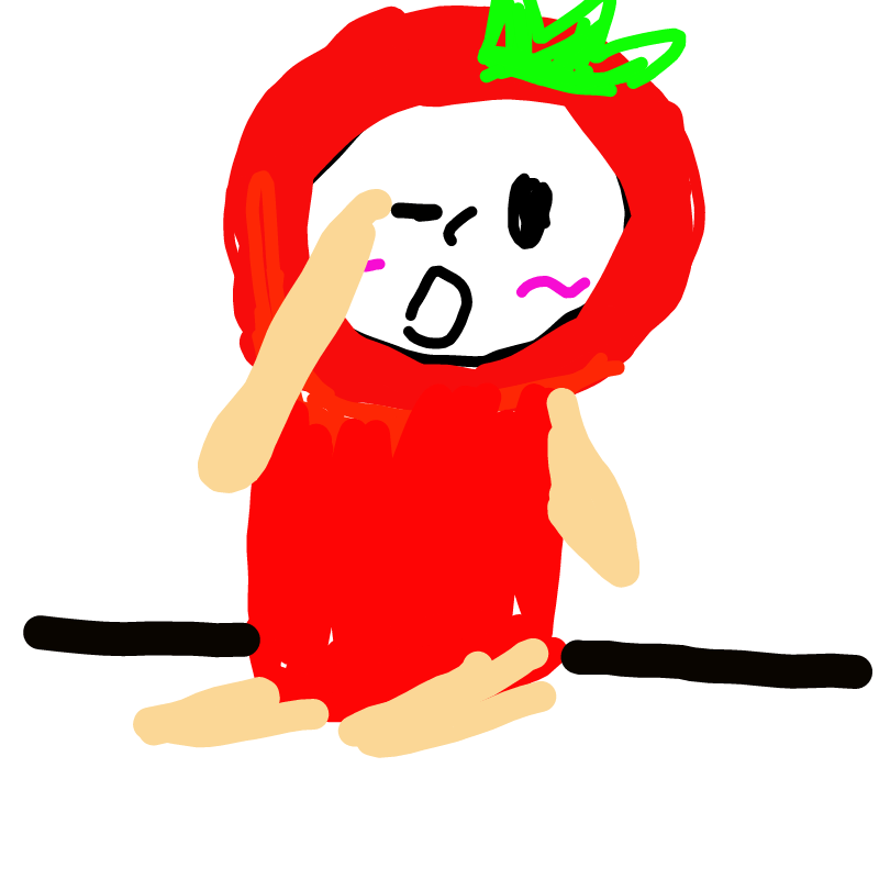 딸기 소녀 : 딸기 소녀 스케치판 ,sketchpan