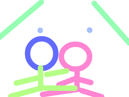 졸라멘 전투 : 원과 직선만 사용해서 만든 그림입니다. 스케치판 ,sketchpan