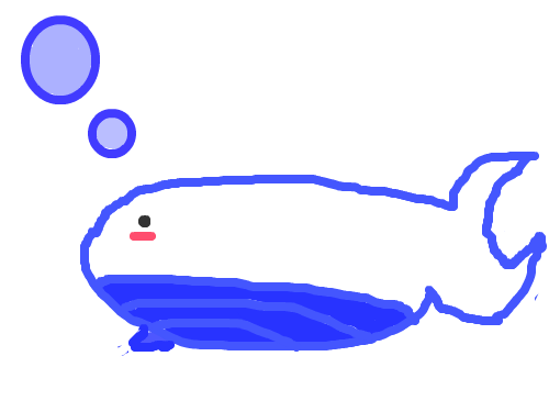 고래 : 심플한고래 스케치판 ,sketchpan