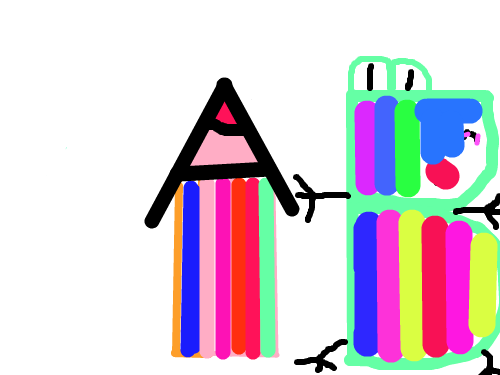 에이(세가지색연필)비(여러색깔개구리) : 에이(세가지색연필)비(여러색깔개구리) 스케치판 ,sketchpan