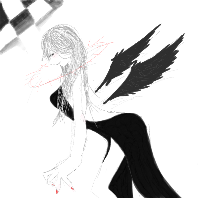 먼가이런거.. : 먼가이런거그려보고싶었달까..마앙.. 스케치판 ,sketchpan