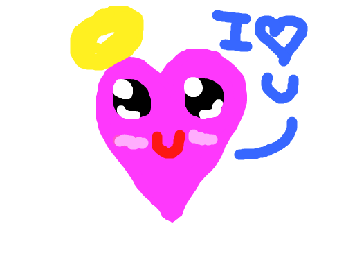 love,hate : a hart that tells a deval hart she loves him, he seas he hates her..she dosent give up, finaly he gets realy mad 스케치판 ,sketchpan