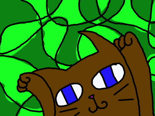 cat coloring : me coloring a cat pic 스케치판 ,sketchpan