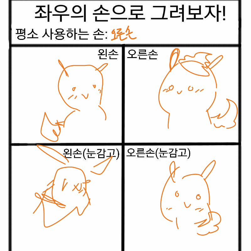 의외로 눈 .. : 의외로 눈 감고가 잘나왔다 스케치판 ,sketchpan