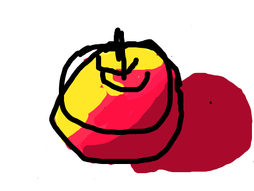 사과 : 더러운사과 스케치판 ,sketchpan