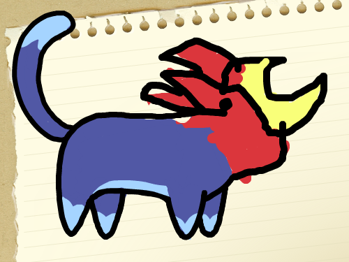 목이 닭인 개 : 5254884 스케치판 ,sketchpan