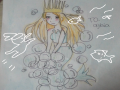 ye rim님이 .. : ye rim님이 그려준 물속의 여왕....고마워요♡♡♡ 스케치판 ,sketchpan