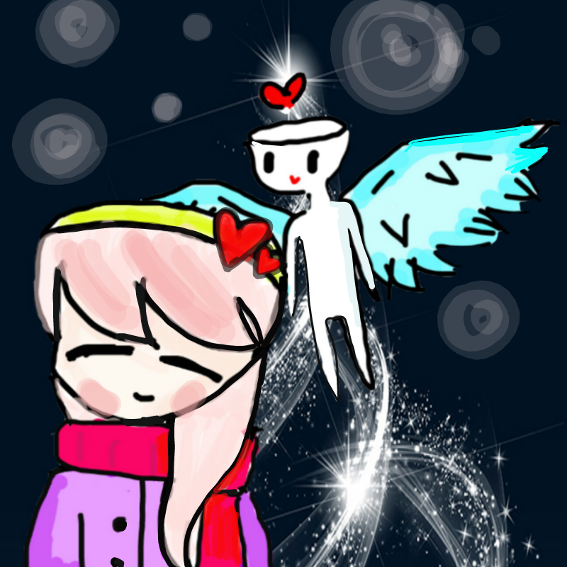 비양님이 .. : 비양님이 그려주신 사랑이 의인화...고마워요♡♡♡ 스케치판 ,sketchpan