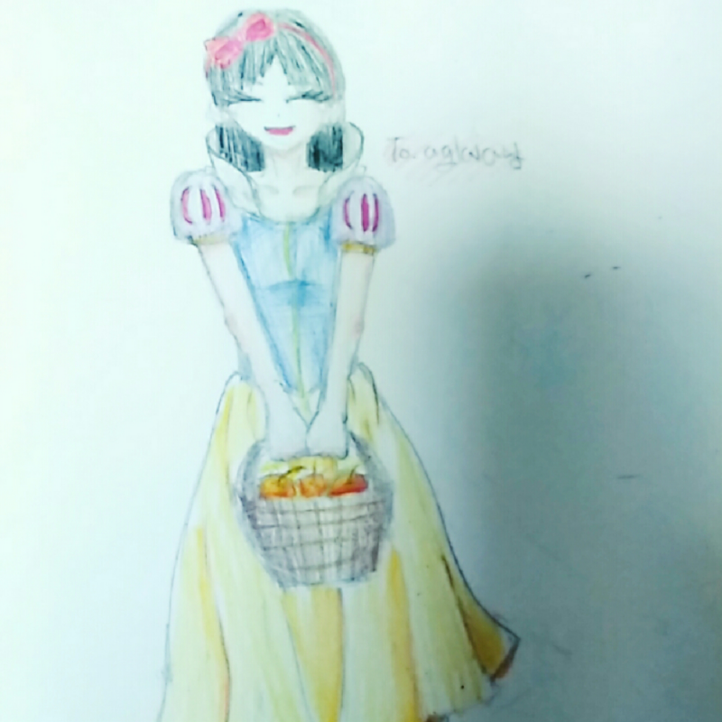 촉촉한 초.. : 촉촉한 초코칩이 그려준 백설공주...고마워요♡♡♡ 스케치판 ,sketchpan