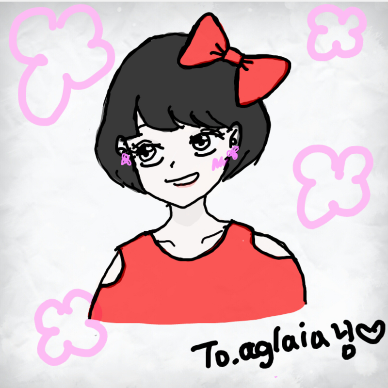 뉸뉴난나님.. : 뉸뉴난나님이 그려주신...고마워요..다들 좋은 저녁보내요♡♡♡ 스케치판 ,sketchpan