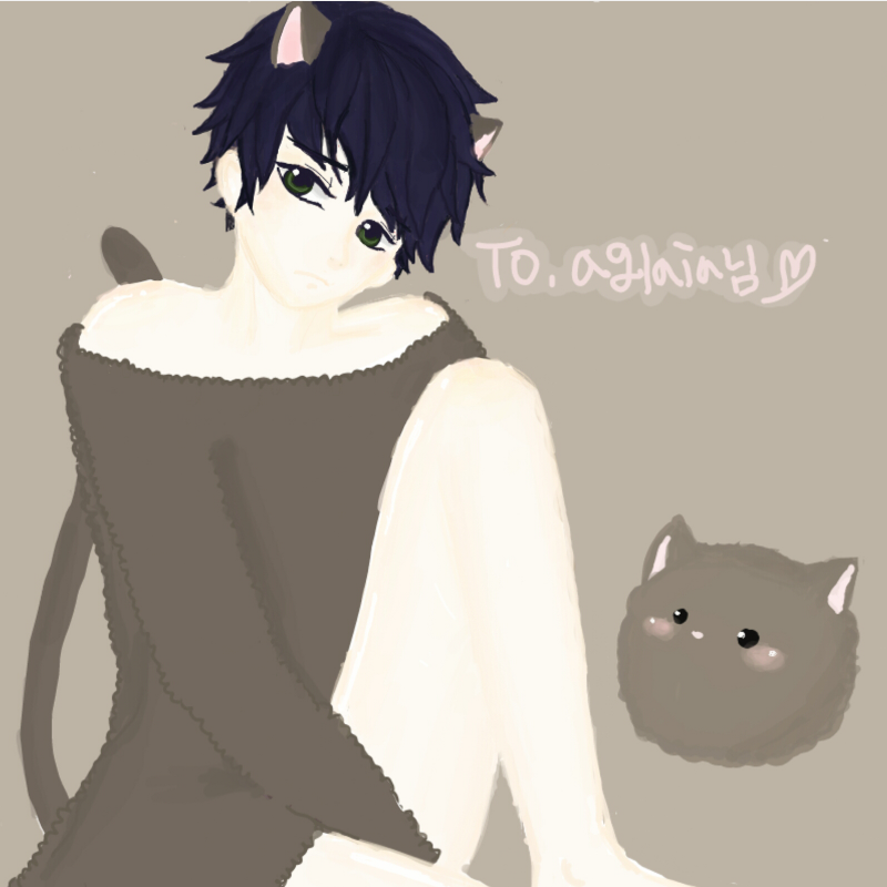 겨울감기 (.. : 겨울감기 (여름감기) 님이 그려주신..그림 이쁘고 귀엽고 멋져요..고마워요♡♡♡ 스케치판 ,sketchpan