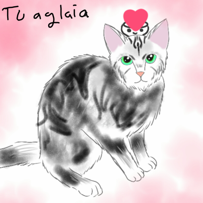 크로커님이.. : 크로커님이 그려준 고양이♡♡♡ 고마워요....야옹 스케치판 ,sketchpan