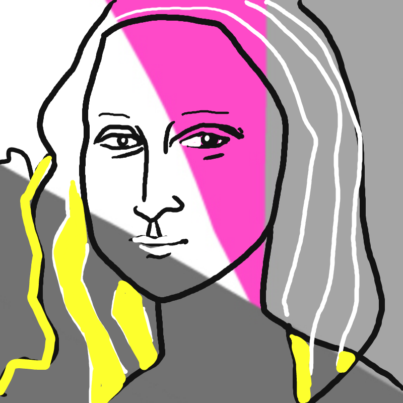 모나리자 .. : 모나리자 그리기...배경이 그래서 중요.뭔가 다른느낌 스케치판 ,sketchpan