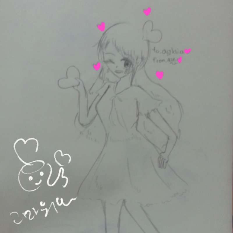 chwl 썩소.. : chwl 썩소님이 그려준...고마워요♡♡♡ 스케치판 ,sketchpan