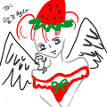 딸기천사♡.. : 딸기천사♡♡♡ 스케치판 ,sketchpan