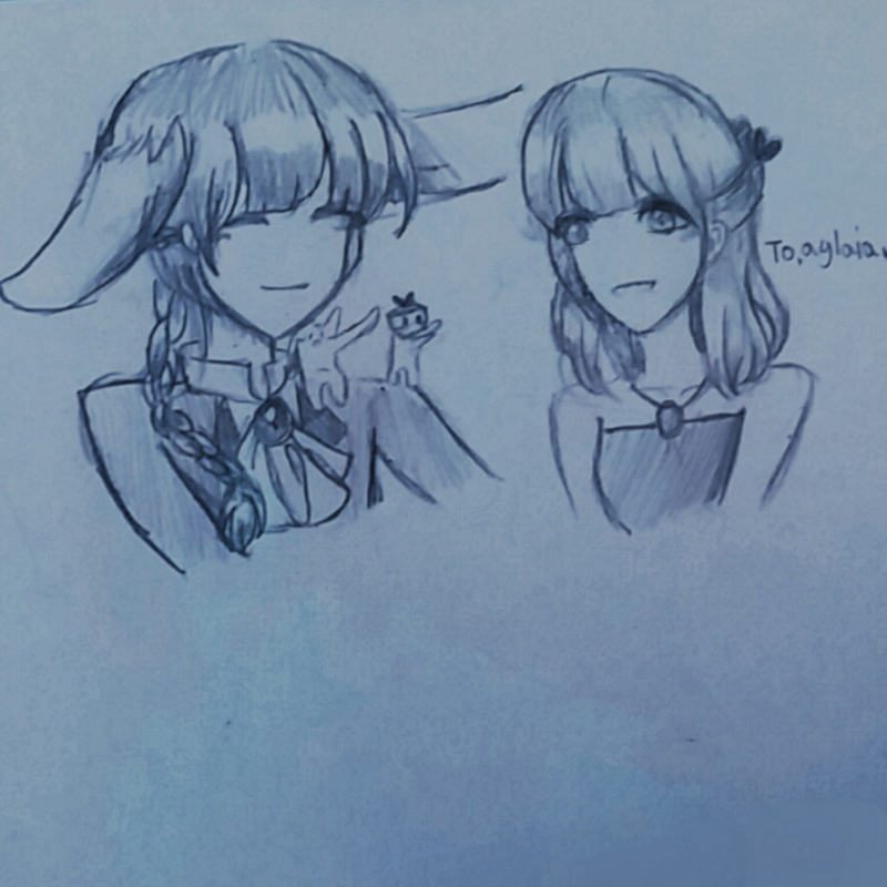 cute 린나.. : cute 린나님이 그려주신..고마워요♡♡♡ 스케치판 ,sketchpan