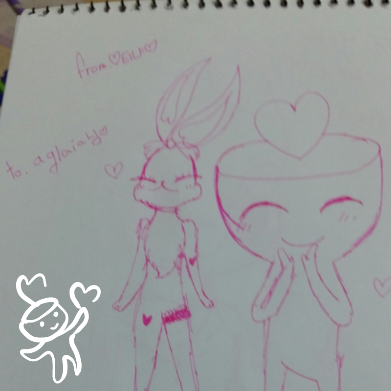 티냐님이 .. : 티냐님이 그려주신..고마워요♡♡♡ 스케치판 ,sketchpan