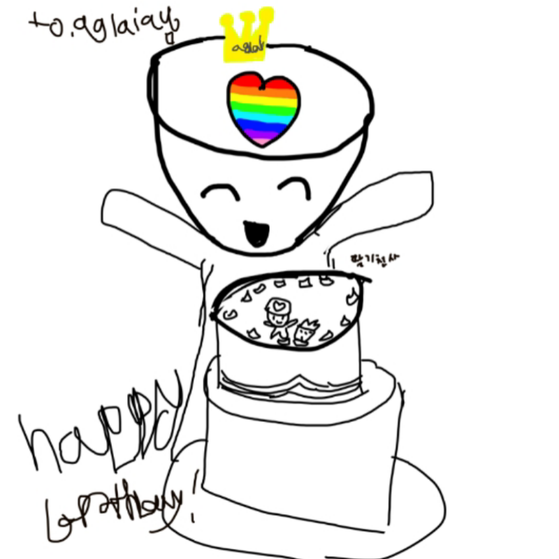 딸기천사님.. : 딸기천사님 사랑해요..하트(핸트폰엔 하트가 없네요)고마워요..10월에 생일이신분들 다들 축하해요..차안이라 스케치판 ,sketchpan