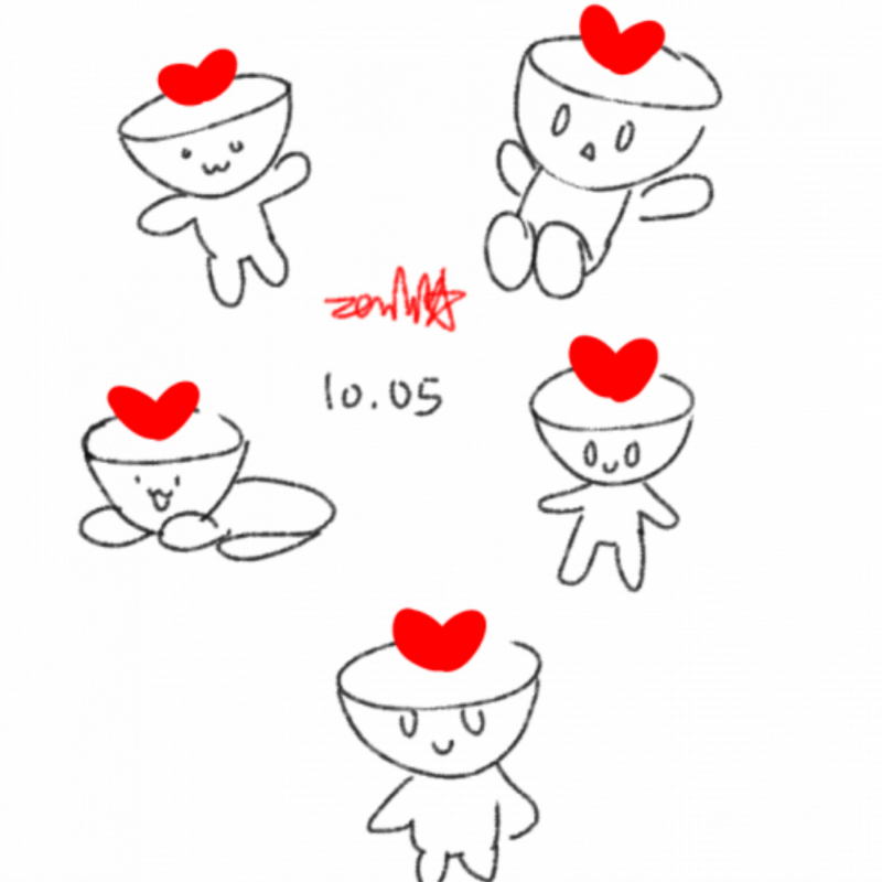 Zemini 사.. : Zemini 사랑해...고마워...이제 나가야...좋은하루 보내세요♡♡♡ 스케치판 ,sketchpan