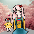 똥서님이 .. : 똥서님이 그려주신...고마워요♡♡♡똥서님 옷이 이뻐서 ... 스케치판 ,sketchpan