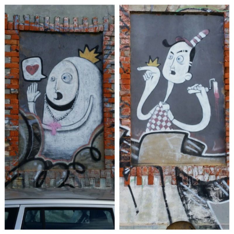 지워져가는.. : 지워져가는 재밌는 벽화 스케치판 ,sketchpan