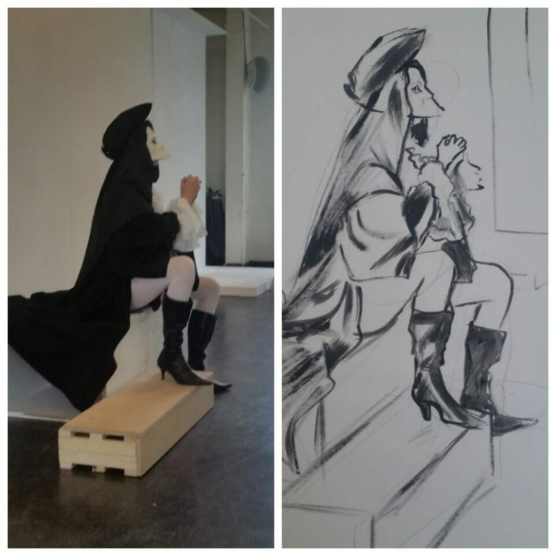 크로키 : 크로키 스케치판 ,sketchpan