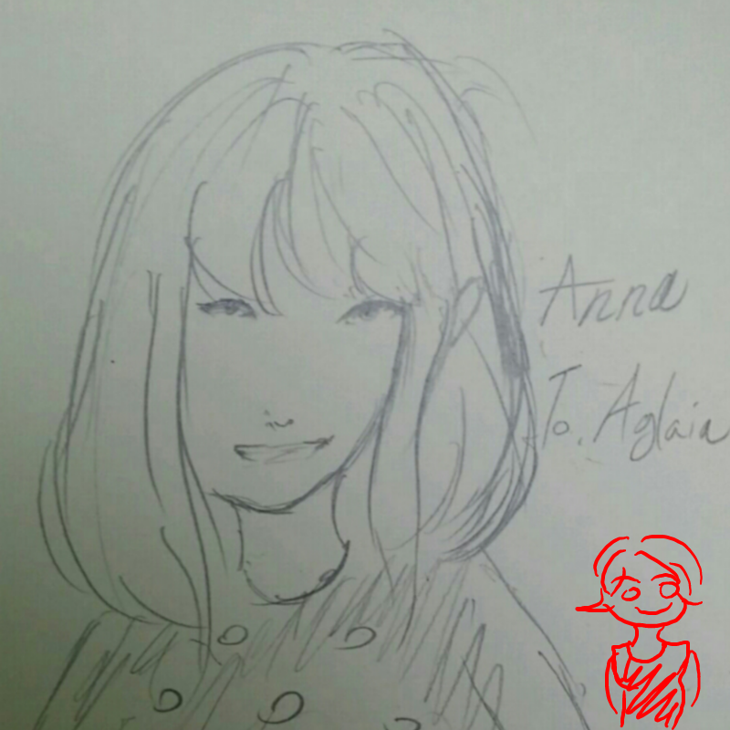 발포비타민.. : 발포비타민님이 그려주신  Anna ..고마워요♡♡♡ 스케치판 ,sketchpan