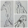 크로키(5.. : 크로키(5분) 스케치판 ,sketchpan