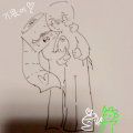 뚜또밀감님.. : 뚜또밀감님이 그려주신..기쁨도 슬픔도 함께♡♡♡ 스케치판 ,sketchpan