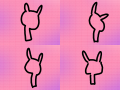 토끼 댄스? : 토끼가 꿈틀꿈틀..ㄷㄷ 스케치판 ,sketchpan