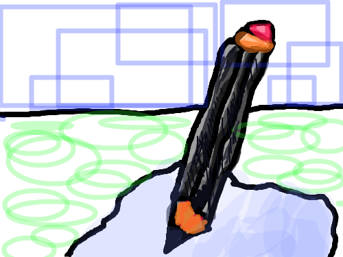 막작 : 생각없이마구 그린그림 스케치판 ,sketchpan