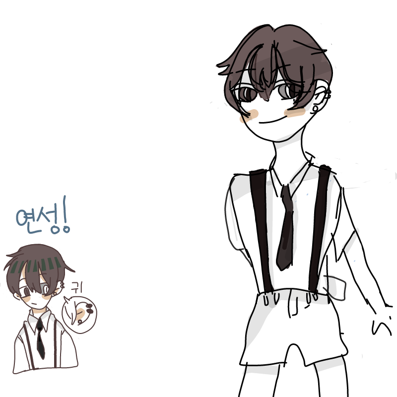 이재승님이.. : 이재승님이 그려주셨어요!♥
읨ㅁ.. 시크한데 귀엽ㅂ다..ㅂㄷㅂㄷ 스케치판 ,sketchpan