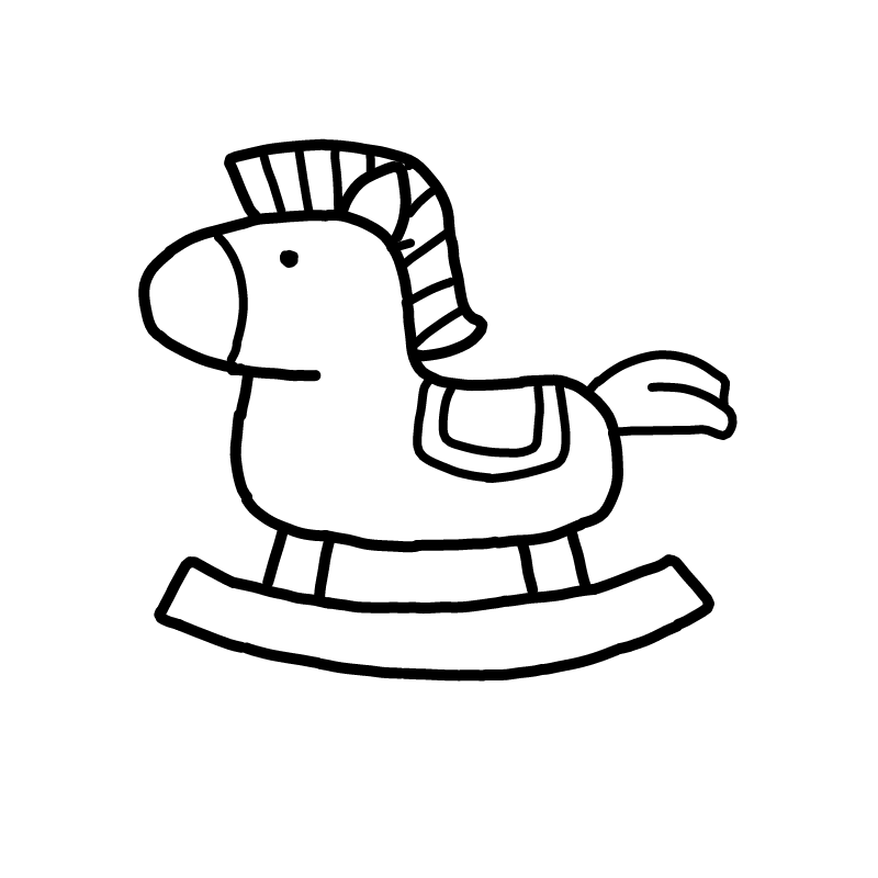 말 : 말 스케치판 ,sketchpan